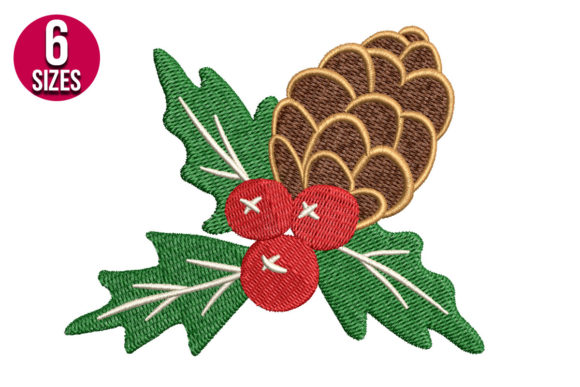 Christmas Pine Cone Embroidery Review