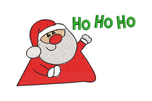 Christmas Santa Claus Ho Ho Embroidery Review