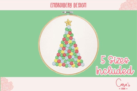 Christmas Tree Balls Embroidery Design Review