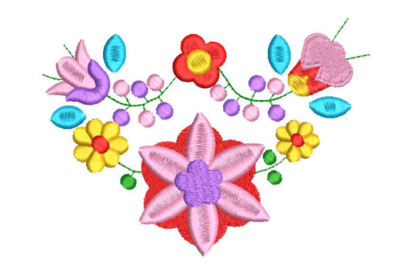 Colorful Spring Flowers Embroidery Review