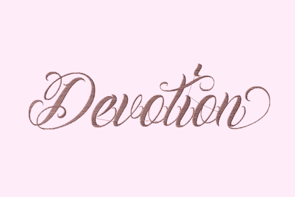Devotion Lettering Embroidery Review