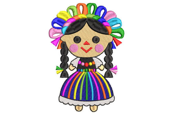 Doll with Flower Crown Embroidery Review