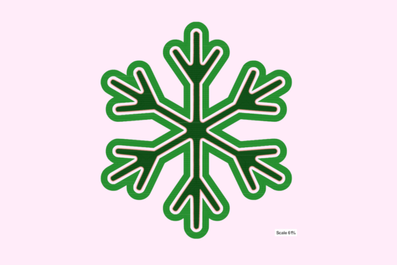Green Snowflake Embroidery Review