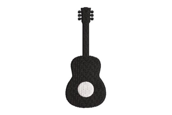 Guitar Silhouette Embroidery Design Review