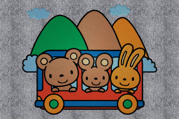 Happy Animals Wagon Embroidery Review