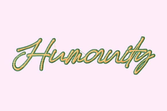 Humanity Lettering Embroidery Review