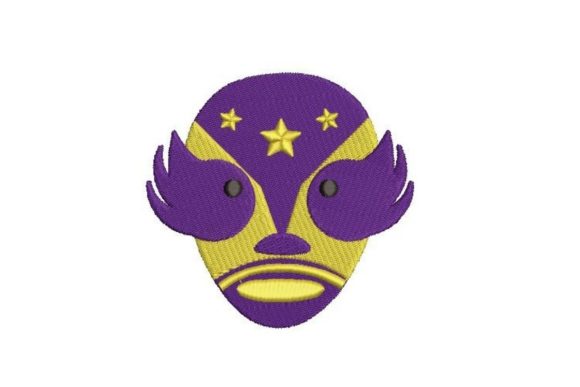 Luche Libre Mask Embroidery Design Review