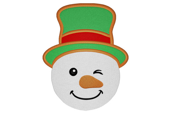 Snowman Head Embroidery Review