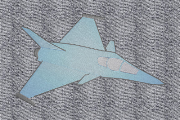 War Plane Embroidery Review for Apparel Projects